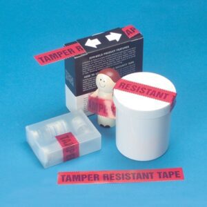 Tamper-Evident Tape HCL 1 X 108 Inch Polystyrene