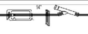 IV Extension Set ICU Standard Bore 14 Inch Tubing With Filter