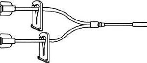 IV Extension Set ICU Needle-Free Port Small Bore 5 Inch Tubing