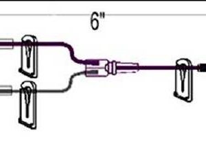 IV Extension Set ICU Mini Bore 6 Inch Tubing
