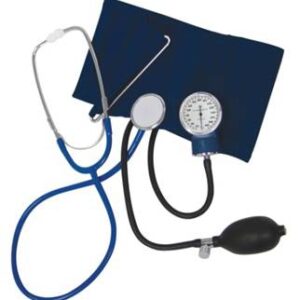 Reusable Aneroid / Stethoscope Set Adult Cuff Single Head General Exam Stethoscope Pocket Aneroid