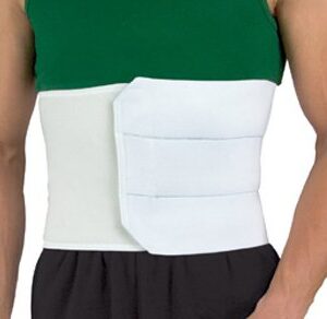 Abdominal Binder Mabis DMI X-Large Hook and Loop Closure 46 to 62 Inch Waist Circumference 9 Inch Height Adult