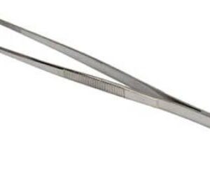 Dressing Forceps Precision 5-1/2 Inch Length Floor / Office Grade Pakistani Stainless Steel NonSterile NonLocking Thumb Handle Straight Serrated Tips
