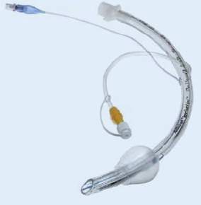 Cuffed Endotracheal Tube TaperGuard Evac Curved 8.5 mm Adult Murphy Eye
