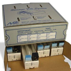 Micromate Slide Storage Box 4 Drawers, 2000 Slide Capacity, Wax Coated Corrugated Paper For Microscope Slides