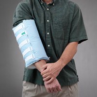 Arm Splint Posey SecureSleeve D-Ring / Hook and Loop Strap Closure Small