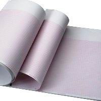 Recording Chart Paper Welch Allyn Z-Fold Red Grid