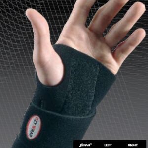 Wrist Brace eZY WRAP Jonah Wraparound Neoprene Left Hand Black One Size Fits Most
