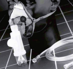 Aerosol Mask Salter Labs Elongated Style Adult One Size Fits Most Adjustable Head Strap