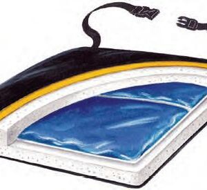 Seat Cushion Econo-Gel 20 W X 16 L X 2 D Inch Foam / Gel