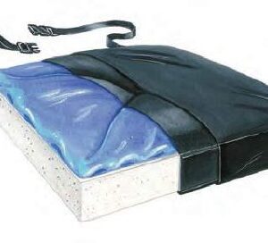 Coccyx Relief Seat Cushion Gel-Foam X-Cushion 20 W X 16 L X 2-1/2 D Inch Foam / Gel