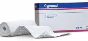 Plaster Bandage Gypsona S 8 Inch X 15 Foot Plaster of Paris / Plastic White