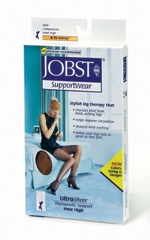 Compression Stocking JOBST Ultrasheer Knee High Medium Natural Closed Toe