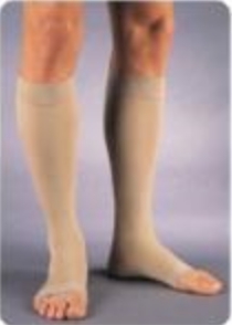 Compression Stocking JOBST Relief Knee High X-Large Beige Open Toe