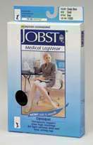 Compression Stocking JOBST Opaque Thigh High Large Silky Beige / Natural Open Toe