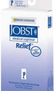 Compression Stocking JOBST Relief Knee High Small Beige Open Toe