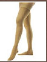 Compression Stocking JOBST Relief Thigh High Small Beige Closed Toe