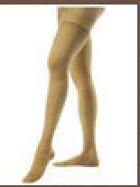 Compression Stocking JOBST Relief Thigh High Medium Beige Closed Toe