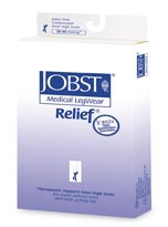 Compression Stocking JOBST Relief Knee High X-Large Beige Closed Toe