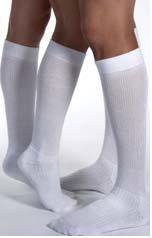 Compression Stocking JOBST ActiveWear Knee High Medium Cool Black Closed Toe