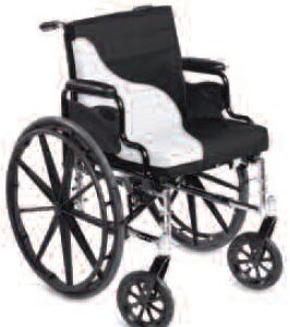 Seat / Seat Back Cushion Combination Short-Wave 18 Inch Width Foam
