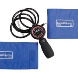 Aneroid Sphygmomanometer Unit Summit Doppler Multiple Sizes Nylon Cuff 10 cm and 12 cm Palm Aneroid
