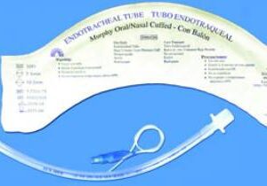 Uncuffed Endotracheal Tube SunMed 210 mm Length Curved 4.0 mm Pediatric Murphy Eye