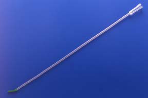 Urethral Catheter R?sch Tiemann Tip Silicone Coated PVC 20 Fr. 16 Inch