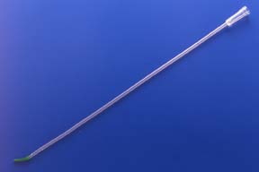Urethral Catheter R?sch Tiemann Tip Silicone Coated PVC 22 Fr. 16 Inch