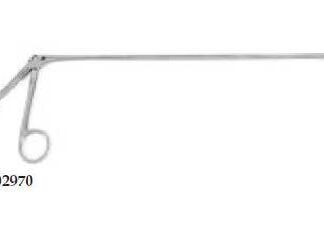 Alligator Forceps Pilling Baron 11-3/4 Inch Length OR / Surgical Grade Stainless Steel NonSterile Locking Finger Ring Handle Straight 5 X 6 Teeth