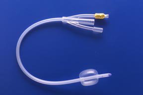 Foley Catheter Rusch 3-Way Standard Tip 30 cc Balloon 22 Fr. Silicone