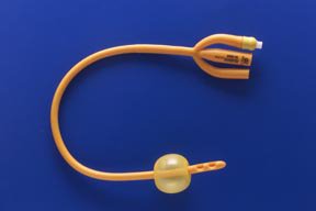 Foley Catheter Rusch Gold 3-Way 30 cc Balloon 24 Fr. Silicone