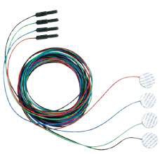 EMG Adhesive Electrode with Leadwire Natus 20 mm X 39 Inch Lead Length Silver / Silver Chloride NonSterile Disc Tip Disposable